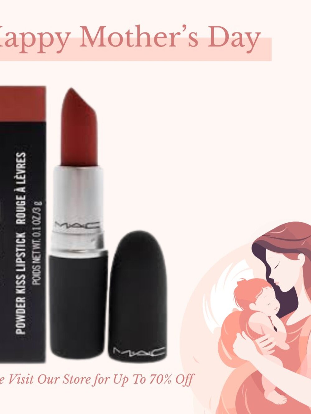 MAC Matte Lipstick - 602 Chili - 0.1 Oz/ 3g - New in Box.